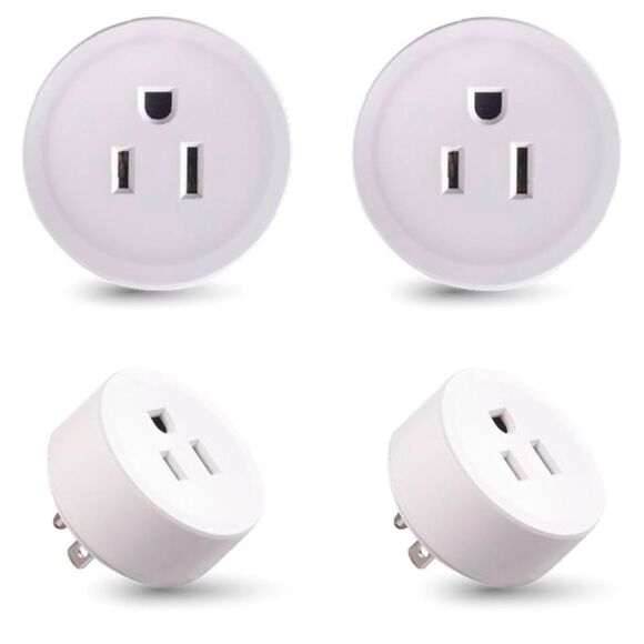 WiFi Smart Outlet - Alexa, Google Home Assistant Compatibility w/ Remote Control - Picture 1 of 3